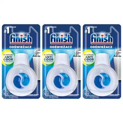 Finish Odświeżacz zapach do zmywarki Regular 60 myć zawieszka zestaw 3 x 4 ml