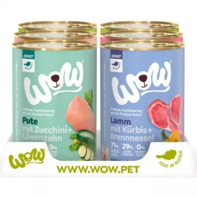 Wow Multipack zestaw karmy dla psa 6 x 400 g