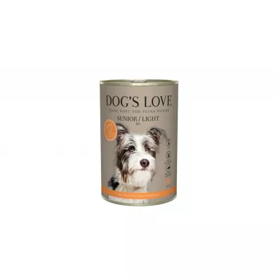 Dogs Love Senior Pute Light - indyk karma dla starszych psów 400 g