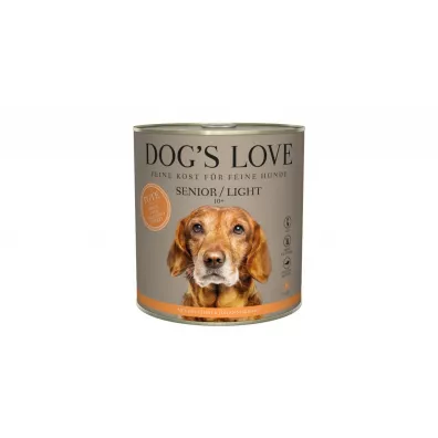 Dogs Love Senior Pute Light - indyk karma dla starszych psów 800 g