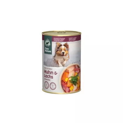 Pure Nature Dog Huhn Lachs - kurczak i łosoś z dynią dla dorosłych psów 400 g