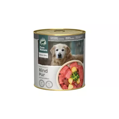 Pure Nature Dog Senior Rind Pur - wołowina z ziemniakami i algami dla psa seniora 800 g