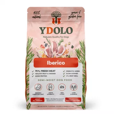 Ydolo Iberico - wieprzowina Iberico - karma półwilgotna dla psa 10 kg