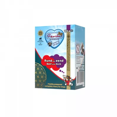 Renske Natural Petfood Fresh beef with duck - świeża wołowina z kaczką dla psów 185 g