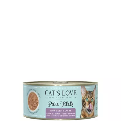 Cats Love FIlet Pur Lachs Huhn - filety z łososia i kurczaka 100 g