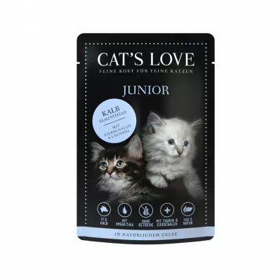 Cats Love Junior Kalb - cielęcina w naturalnej galaretce 85 g