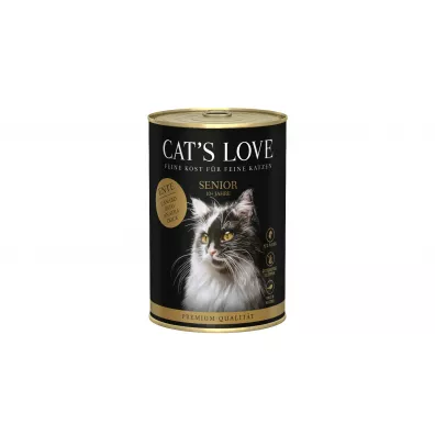 Cats Love Senior Ente - kaczka z olejem z krokosza i lubczykiem 400 g