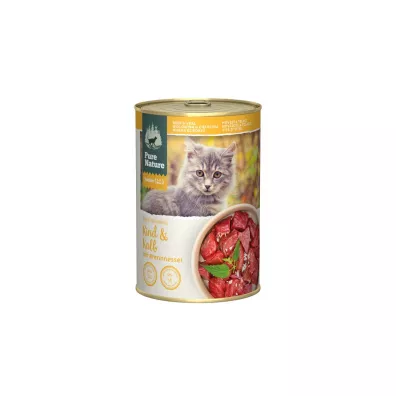 Pure Nature Cat Junior Rind Kalb - wołowina z cielęciną dla kociąt 400 g