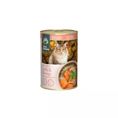 Pure Nature Cat Lachs Shrimps - łosoś z krewetkami dla dorosłych kotów 375 g