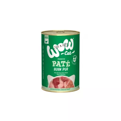 Wow Cat Huhn Pur - kurczak dla dorosłych kotów 400 g
