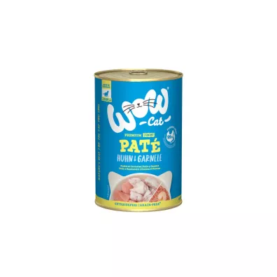 Wow Cat Junior Huhn Garnelen - kurczak z krewetkami dla kociąt 400 g