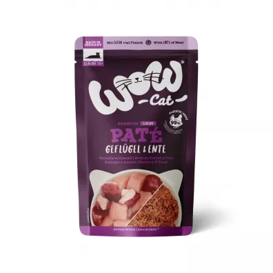 Wow Cat Senior Geflugel Ente - drób z kaczką dla kota seniora 125 g