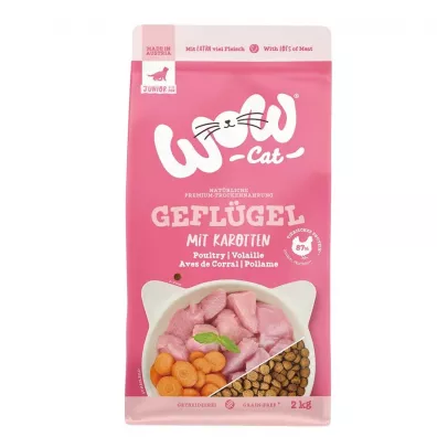 Wow Cat Junior Geflugel - karma z drobiu dla kociąt 2 kg