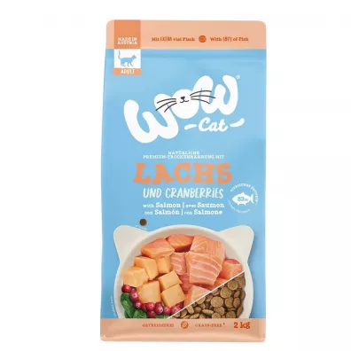 Wow Cat mit Lachs - karma z łososiem dla dorosłych kotów 2 kg