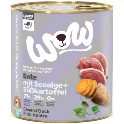 Wow Senior Ente - kaczka z algami i batatami 800 g