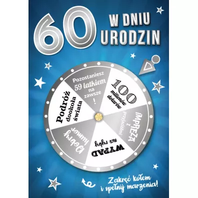Armin Style Karnet Urodziny 60