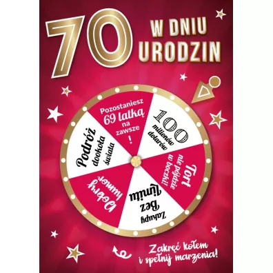 Armin Style Karnet Urodziny 70