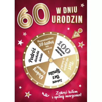 Armin Style Karnet Urodziny 60