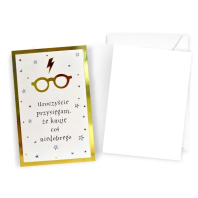 Kukartka Karnet urodziny Harry Potter