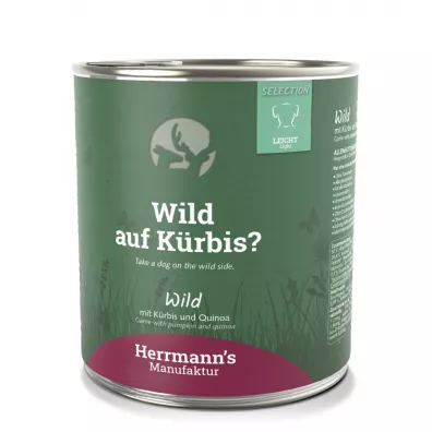 Herrmanns Manufaktur Selection Light Dog Wild - dziczyzna z dynią 800 g