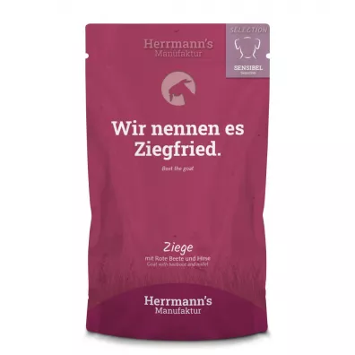 Herrmanns Manufaktur Selection Sensitive Dog Ziege - kozina z burakiem 150 g