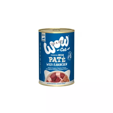 Wow Cat Senior Wild Kaninchen - dziczyzna z królikiem dla kota seniora 400 g