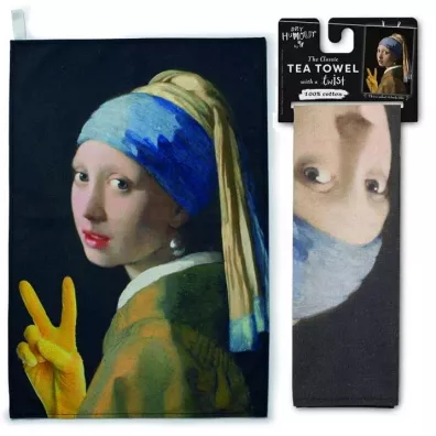 Tea Towels ręcznik kuchenny Dziewczyna z perłą
