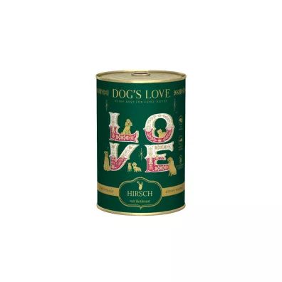 Dogs Love Winter Menu Hirsch - mięso jelenia z kasztanami 400 g