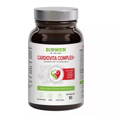 HempKing Kapsułki na wsparcie pracy serca cardiovita complex+ Suplement diety 90 szt.