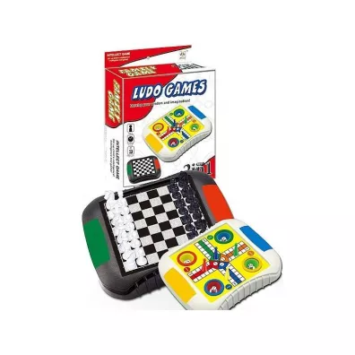 Zestaw gier szachy, ludo Adar