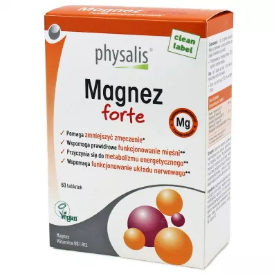 Physalis Magnez forte Suplement diety 60 tab.