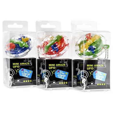 Eureka-Bon Voyage Puzzles Łamigłówka brelok Amaze UFO MINI - poziom 4/4