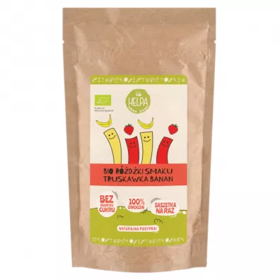 Helpa Różdżki Smaku Truskawka Banan 2 x 10 g Bio