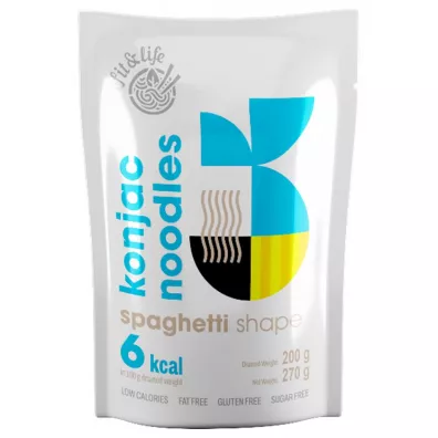 Makaron Konjac, spaghetti 250g bez glutenu - Fit&Life
