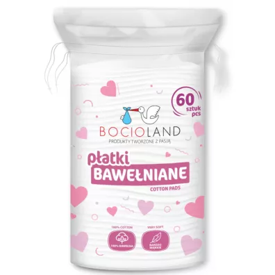 Bocioland Płatki bawełniane 60 szt.