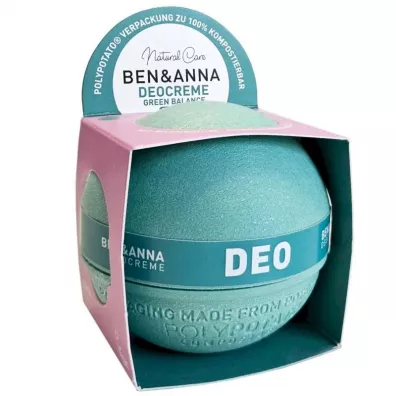 Ben&Anna Dezodorant w kremie na bazie sody green balance sensitiv eco wegański 40 g