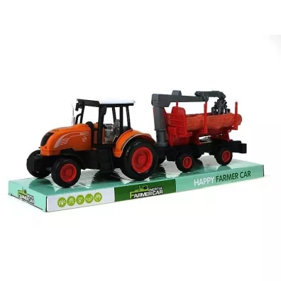 Traktor z przyczepą Adar