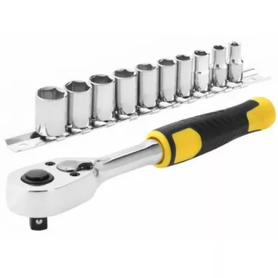 Stanley Zestaw kluczy 11el. 1/2 + grzechotka
