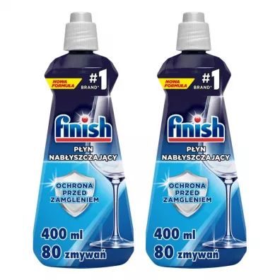 Finish Nabłyszczacz do zmywarki płyn nabłyszczający Regular Fresh zestaw 2 x 400 ml
