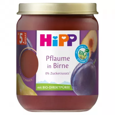 Hipp Gruszki ze śliwkami 160 g Bio