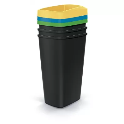 Prosperplast Keden kosz na śmieci compacta q set 3 45 l