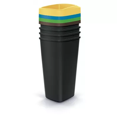 Prosperplast Keden kosz na śmieci compacta q set 4 25 l