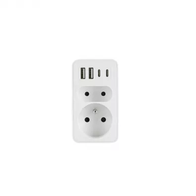Plast-Rol Rozgałęźnik dwukrotny 2xusb + 2xusb c