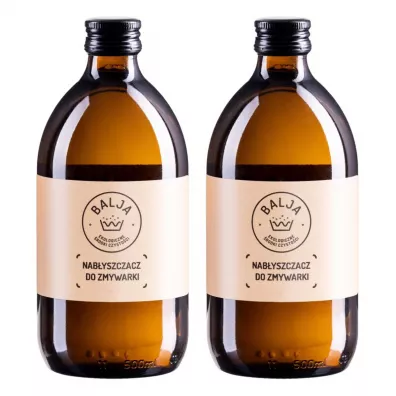 Balja Ekologiczny nabłyszczacz do zmywarki Zestaw 2 x 500 ml