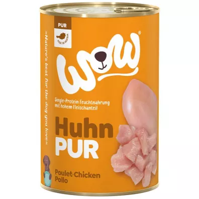 Wow Huhn Pur - czysty kurczak karma monobiałkowa dla psa 400 g