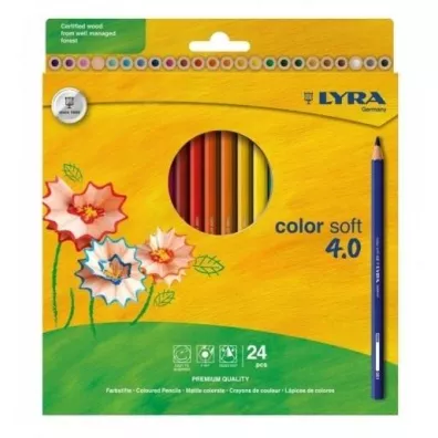 Lyra Ołówek Color Soft 4.0 Hangable 24 kolory