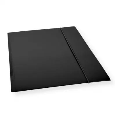 Penword Teczka A4 z gumką lakier czarna 300gsm (10szt)