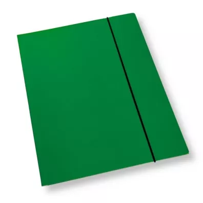 Penword Teczka A4 z gumką lakier zielona 350gsm (10szt)