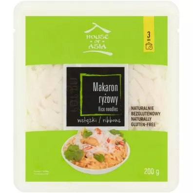 House of Asia Makaron ryżowy świeży wstążki 200 g