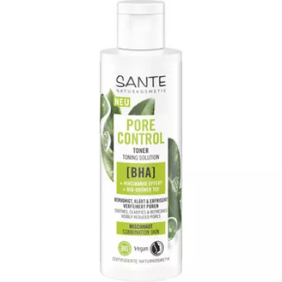 Sante Tonik do twarzy kontrola porów z kwasem bha i zieloną herbatą eco 125 ml